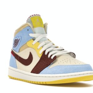 Jordan 1 Mid SE Fearless Maison Chateau Rouge - Image 6