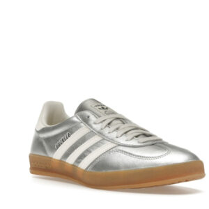 adidas Gazelle Indoor Silver Metallic Core White Men's - JR1206 - US - Image 7