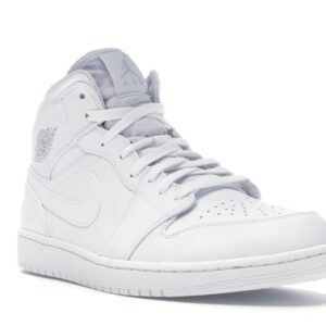 Jordan 1 Mid White/Pure Platinum - Image 6