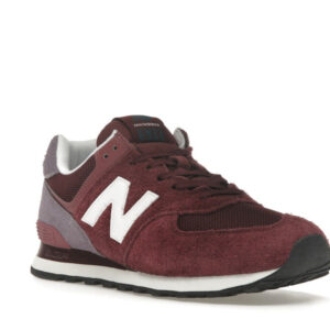New Balance 574 Burgundy Purple Suede - Image 6