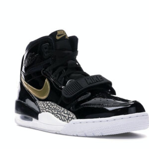 Jordan Legacy 312 Black Gold Patent - Image 6