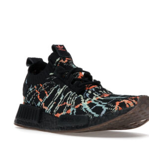 adidas NMD R1 Primeknit Black Multicolor - Image 6