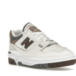 New Balance 550 Sea Salt Dark Mushroom - Image 6