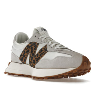 New Balance 327 Sea Salt Phantom Leopard Print Workwear (Women's) - Image 6
