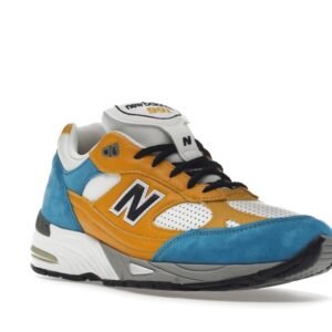 New Balance 991 MiUK SNS Blue Yellow - Image 6