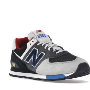 New Balance 574 Black Grey Royal - Image 6