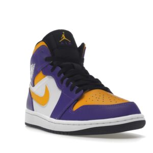 Jordan 1 Mid Lakers (2022) Men's - DQ8426-517 - US - Image 7