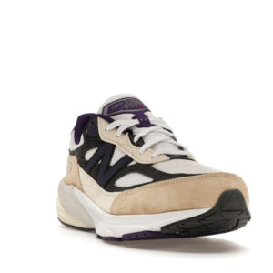 New Balance 990v6 MiUSA Teddy Santis White Black Plum - Image 7