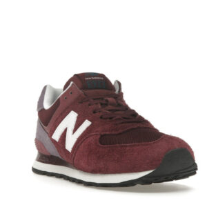 New Balance 574 Burgundy Purple Suede - Image 7
