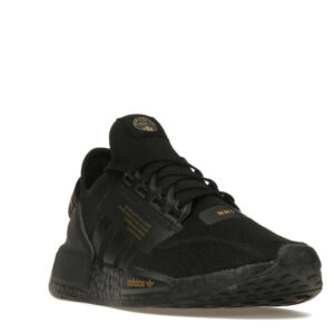 adidas NMD R1 V2 Black Gold Metallic - Image 7