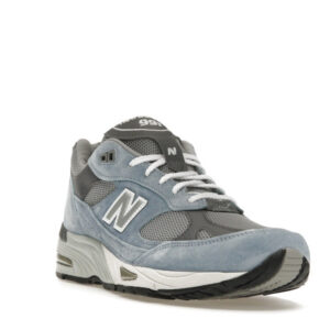 New Balance 991 MiUK Dusty Blue Alloy Smoked Pearl - Image 7