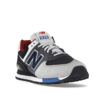 New Balance 574 Black Grey Royal - Image 7