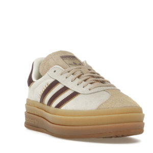 adidas Gazelle Bold Cream White Maroon (Women's) - Image 7