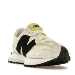 New Balance 327 White Black Grey Yellow (Women's) - Image 7