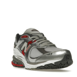 New Balance 2002R Silver Metallic Team Red - Image 7