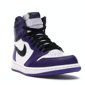 Air Jordan 1 Retro High Court Purple White Men's - 555088-500 - US - Image 8