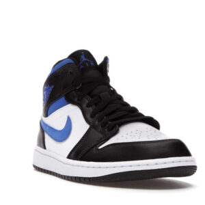 Jordan 1 Mid White Black Racer Blue Men's - 554724-140 - Image 8