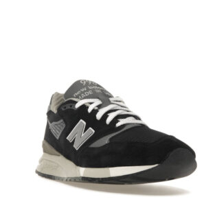 New Balance 998 MiUSA Black Silver - Image 7
