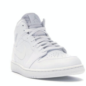 Jordan 1 Mid White/Pure Platinum - Image 7