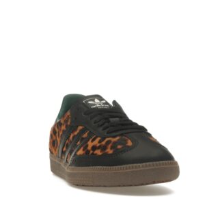 adidas Samba OG Black Green Leopard (Women's) - JI2735 - Image 9