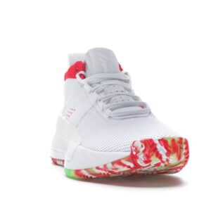 adidas Dame 5 White Multi - Image 8
