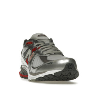 New Balance 2002R Silver Metallic Team Red - Image 8