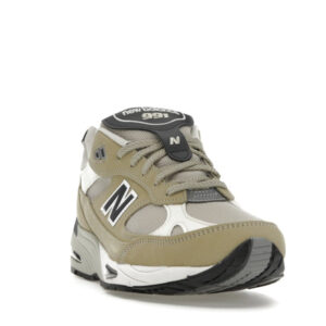 New Balance 991v1 MiUK Elm Brown Rice - Image 8