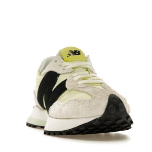 New Balance 327 White Black Grey Yellow (Women's) - Image 8