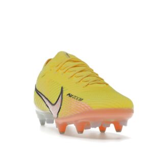 Nike Zoom Mercurial Vapor 15 Elite SG-Pro Anti-Clog Traction Yellow Strike Sunset Glow - Image 8