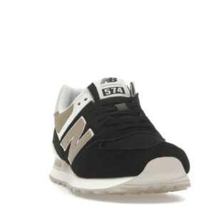New Balance 574 Black Elephant Bone (Women's) - Image 8