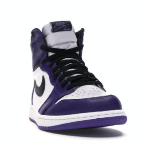 Air Jordan 1 Retro High Court Purple White Men's - 555088-500 - US - Image 9