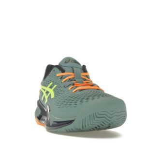 ASICS Gel-Resolution 9 Padel Celadon Safety Yellow - Image 8