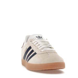 adidas Gazelle Beige Dark Blue Collegiate Burgundy - Image 9