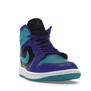 Jordan 1 Mid Black Grape (Women's) - Image 8