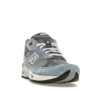 New Balance 991 MiUK Dusty Blue Alloy Smoked Pearl - Image 8