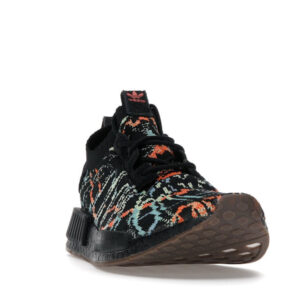 adidas NMD R1 Primeknit Black Multicolor - Image 8