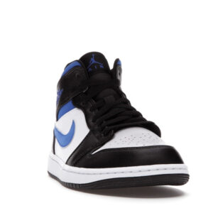 Jordan 1 Mid White Black Racer Blue Men's - 554724-140 - Image 9