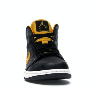 Jordan 1 Mid Black University Gold - Image 9