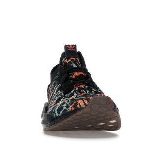 adidas NMD R1 Primeknit Black Multicolor - Image 9