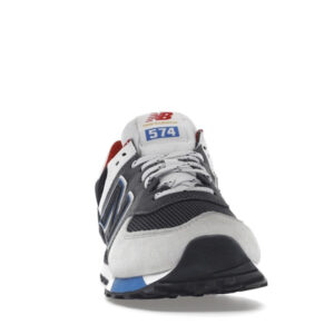 New Balance 574 Black Grey Royal - Image 9