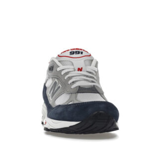 New Balance 991 Grey Navy Red - Image 9