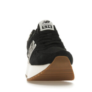 New Balance 574 Plus Black Animal Print (Women's) - Image 9