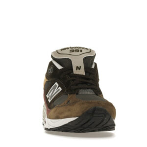New Balance 991 Olive Burgundy Brown - Image 9
