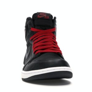 Jordan 1 Retro High Black Satin Gym Red - Image 9
