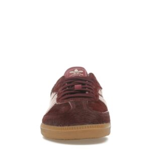 adidas Samba OG Maroon Sand Strata Pony (Women's) - Image 10