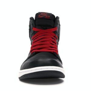 Jordan 1 Retro High Black Satin Gym Red - Image 10