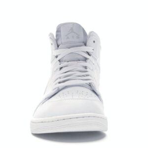 Jordan 1 Mid White/Pure Platinum - Image 10