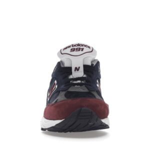 New Balance 991 Navy Burgundy - Image 10