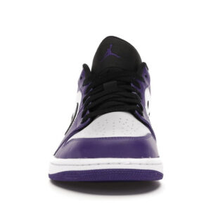 Jordan 1 Low Court Purple White Men's - 553558-500 - US - Image 11