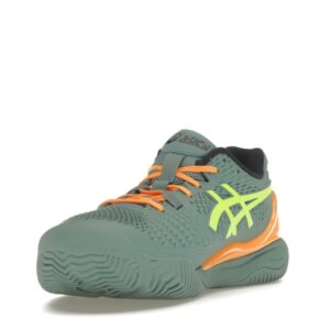 ASICS Gel-Resolution 9 Padel Celadon Safety Yellow - Image 13